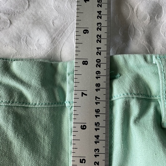 Life in Progress Peppermint Green Denim Women's Straight Leg Jeans Size 26 - Picture 10 of 12